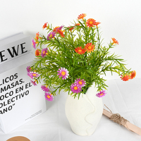Tournesols artificiels en plastique de haute qualité pour Noël, la fête des mères, fleurs artificielles en vrac pour l'extérieur, la maison, le bureau