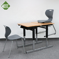 Meubles scolaires durables CARTMAY, tables pliantes de cantine, salles de classe, laboratoires informatiques, bureaux combinés pour enfants et étudiants, chaises de formation