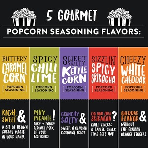 Popcorn Gift <b>Box</b> - The perfect snack gift <b>box</b> for <b>parties</b>, vacations, or movie enthusiasts that can be customized - Product Image 3