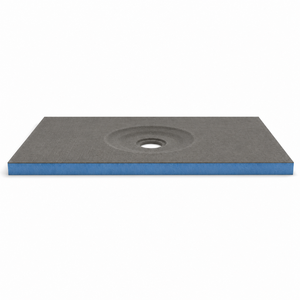 Receveur <span class=keywords><strong>de</strong></span> <span class=keywords><strong>douche</strong></span> XPS étanche prêt à poser carrelable 900x900, pente préformée 2%, ouverture <span class=keywords><strong>de</strong></span> drain personnalisée, salle <span class=keywords><strong>de</strong></span> bain contemporaine - Product Image 4