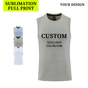 Custom New Design Mens Fitness Clothing Sport Wear Workout Singlet Quick Drying Men's Vests Shirt Activewear - Product Image 1