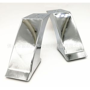 Pata de Mueble de Acero Inoxidable de 10 cm de Altura, Diseño de Riel de Alta Velocidad, Resistente, para Sofá, Mesa de Centro, Mueble de TV, Mueble de Cocina - Product Image 5