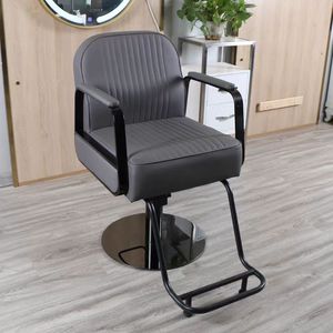 เก้าอี้ตัดผมระดับไฮเอนด์ใหม่สำหรับร้านทำผม เก้าอี้ปรับระดับได้ทันสมัยที่สามารถพับเก็บได้ - Product Image 4