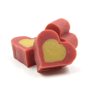 Nhà máy cung cấp bán buôn kép hình trái tim con chó nha khoa Cookie xử lý thịt xông khói hương vị vật nuôi đồ ăn nhẹ Con Chó Bánh quy cho Đào Tạo - Product Image 3