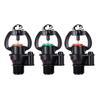 Micro-asperseur à compensation de pression 35L 55L 100L avec filetage mâle 1/2 pour l'irrigation des jardins, vergers et fermes