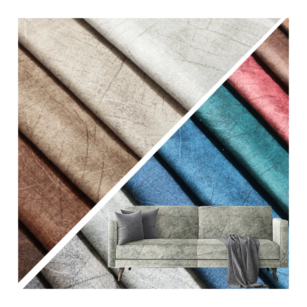 Estofamento estampado em tecido de veludo para sofá atacado tecido valboe 100% poliéster fornecimento direto da fábrica tecido de veludo holandês