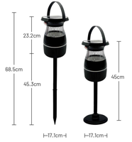 Milieuvriendelijke Zonne-Energie Slimme Zuigventilator Binnen/Buiten Muggenfruitvlieg & Insectenvanger Afstotende Lamp Ongediertebestrijding Voor Motten Vliegen