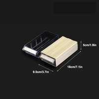 Leadloong F1 blanco 6 uds caja de almacenamiento de escritorio de plástico 80*95*50MM/7*3,7*2 pulgadas cajones organizadores apilables