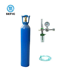 Liền mạch 5L 10L 150bar thép y tế oxy CO2 <span class=keywords><strong>Argon</strong></span> khí clo xi lanh để bán - Product Image 1