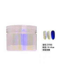 Poudre à <span class=keywords><strong>ongles</strong></span> chromée <span class=keywords><strong>effet</strong></span> miroir sirène arc-en-ciel Aurora en vrac, pigments à frotter pour <span class=keywords><strong>ongles</strong></span> - Product Image 2