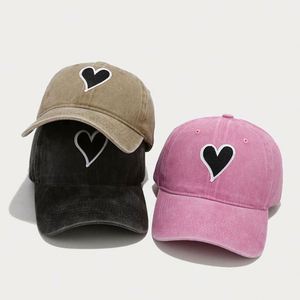 Europe America Fashion Washed <b>Old</b> Embroidered <b>Baseball</b> Hat Women Retro Curved Brim Duck Tongue Outdoor Custom Embroidered Hat - Product Image 2
