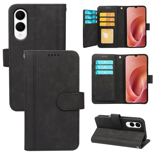 Protective Card Holder And Kickstand PU Leather Shockproof Phone Case Cover for iPhone 13 12 11 Pro Max X XR 7 Plus/8 Plus