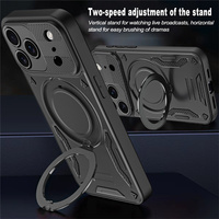 Étui de protection pour téléphone avec support de caméra 360° 2 en 1 pour Oppo Reno15 F/Reno15 Pro/Reno15/A6x/A6 Pro