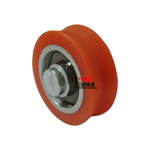 <span class=keywords><strong>Roulettes</strong></span> en nylon à rainure en V <span class=keywords><strong>pour</strong></span> rails de portes et fenêtres 6*21*7mm - Product Image 1