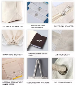 Nouvel Arrivage <span class=keywords><strong>Sac</strong></span> Fourre-tout en Toile de Coton à Bandoulière Unique avec Logo Personnalisé et Lettres, pour Courses et Messagerie - Product Image 6