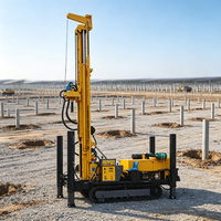 Plateforme de forage compacte pour puits d'eau de 500 mètres de profondeur, pour la construction urbaine
