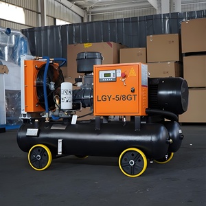 <span class=keywords><strong>Compresseur</strong></span> d'air à vis double cylindre Kaishan 30KW, modèle économe en énergie et efficace LGY-5/8GT, lubrifié <span class=keywords><strong>pour</strong></span> burins pneumatiques et perceuses - Product Image 1