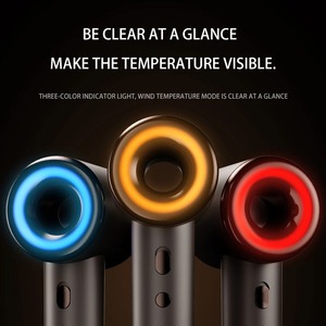 Nuevo Secador de Pelo de Alta Velocidad para el Hogar con Iones Negativos, Luz Indicadora de Tres Colores, Alta Potencia, Secado Rápido, Sin Aspas, Multifunción - Product Image 3