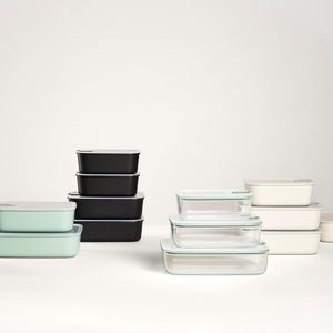 Meilleures ventes : Contenant alimentaire en verre avec couvercle hermétique à un clic, compatible micro-ondes - Product Image 3