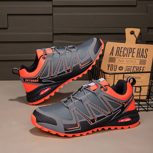Zapatos de Senderismo para Hombre, Parte Superior de Malla, Suela de Goma, Transpirables, Ligeros, para Todas las Estaciones - Product Image 1