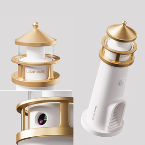 2025 <strong>Moonlight</strong> Lighthouse Ambient Light Projector, Bedroom <strong>Sleep</strong> Healing Rechargeable Night Lights Birthday Gift - Product Image 5