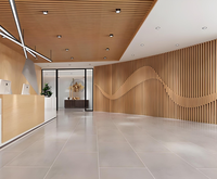 Plaques de plafond en aluminium ignifuges insonorisantes modulaires pour bâtiments de grande hauteur, appartements, bureaux