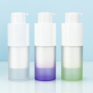 Airless <b>Pump</b> <b>Bottle</b> Serum Lotion Twist <b>Pump</b> <b>Bottle</b> 15ml 30ml 50ml Round Airless <b>Bottle</b> With <b>Pump</b> Cosmetic Skin Care Packaging - Product Image 4