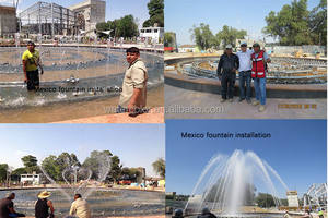 نافورة مياه موسيقية مثيرة للاهتمام في المكسيك مع شاشة مائية قابلة للبرمجة ونظام تحكم DMX512 للحدائق والأماكن الخارجية - Product Image 6