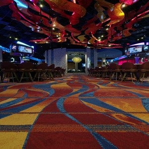 Thảm Trải Sàn Khách Sạn Bằng Nylon Tùy Chỉnh Thảm Treo Tường Thành Sảnh Khách Sạn 5 Sao Sang Trọng Thiết Kế Hiện Đại Màu Đỏ - Product Image 2