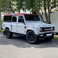 Kit carrosserie large pour Land Rover Defender 90 110, ailes avant et arrière, couvre-grille extérieur