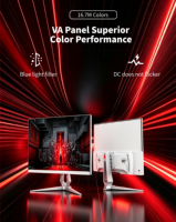 Moniteur sans bordure trois côtés 22 pouces, 1K 120Hz, écran LCD haute fréquence de rafraîchissement, HDMI DP, écran de bureau pour la maison et les entreprises, commande en gros