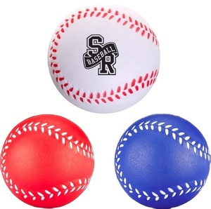 Balles anti-stress promotionnelles personnalisées avec logo, style mode, pour le baseball – Jouets à presser imprimés en sérigraphie, toutes couleurs/tailles, à offrir - Product Image 2