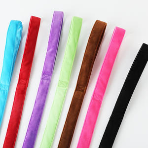 Correa de perro de terciopelo con logotipo impreso personalizado personalizable con etiquetado privado - Product Image 5