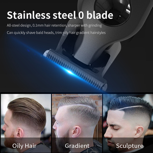 Tondeuse à cheveux de haute qualité <span class=keywords><strong>pas</strong></span> chère, noire, professionnelle, <span class=keywords><strong>rechargeable</strong></span>, <span class=keywords><strong>rasoir</strong></span> pour tout le corps, 4 peignes, lame en T pour <span class=keywords><strong>homme</strong></span>, tondeuse à cheveux - Product Image 3