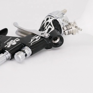 Crâne Flamme Conception Alternative Personnalisé Cool Professionnel Automobile Voiture Finition Revêtements Autobody Auto Body Spray Pistolet - Product Image 5