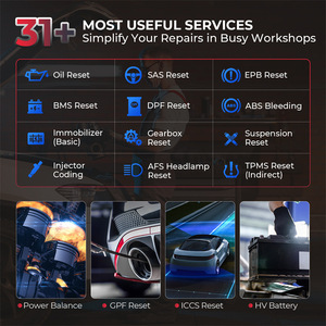 LAUNCH CRP919X Lecteur de diagnostic automobile OBD2, écran tactile <span class=keywords><strong>7</strong></span> pouces, diagnostic complet du système, 31 fonctions spéciales, lecteur CAN FD DOIP - Product Image 3