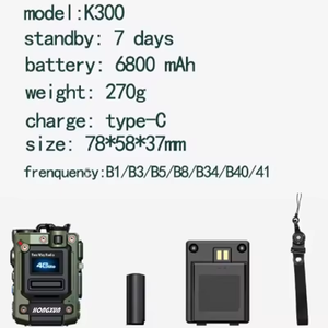HX-K300s funzione 4G POC <span class=keywords><strong>Network</strong></span> Digital Walkie Talkie GPS SOS portata 5000km a due vie per Radio 5000km riduzione del rumore - Product Image 5