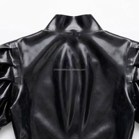 Haut en latex 100% naturel, combinaison en latex, vêtements en latex OEM ODM, unisexe, taille et couleur personnalisables