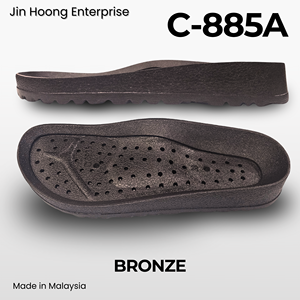 Jin Hoong C-885A para Niños, Suela de PVC Bronce, Cómodas, Ultraligeras, Resistentes al Agua, Duraderas, Antideslizantes, Diseño Ligero, 38 mm - Product Image 2