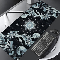 Tapis de Souris XXL 2026 LW à Design Coloré Imprimé, Grand Tapis de Bureau Gaming avec Bords Cousus, Tapis de Souris Anime, Tapis de Sublimation pour Gamers