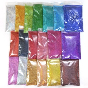 Copos de polvo de uñas gruesas Tamaño mixto Brillo brillante - Product Image 2