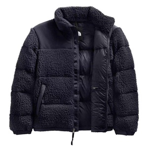 Chaqueta de Invierno Personalizada para Fabricantes de Ropa, Chaqueta con Cuello Alto y Cremallera Completa, Chaqueta Acolchada de Forro Polar Sherpa para Hombre - Product Image 5