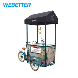 WEBETTER Chariots de glaces personnalisables pour vélo, remorque à café, chariot à glace pour vélo commercial - Product Image 2