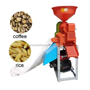 Hans Multifunctionele Paddy En Koffieboon Sheller Efficiënte Rijstfreesmachine Te Koop