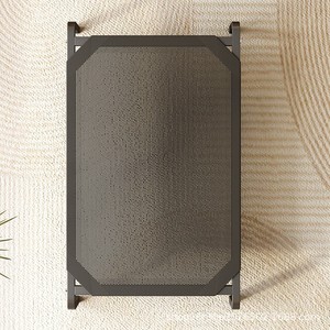 <b>Dog</b> <b>Bed</b> Rectangle Black Removable Washable Moisture Proof Floor Pet <b>Bed</b> For <b>Dog</b> Four Seasons Use - Product Image 4