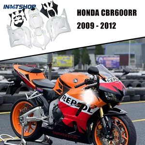 INMT-ขายตรงจากโรงงาน ชุดแต่งรถมอเตอร์ไซค์ <span class=keywords><strong>CBR600</strong></span> RR ปี <span class=keywords><strong>2009</strong></span>-2012 ทำจากพลาสติก ABS ทนทาน ได้รับการรับรองมาตรฐาน CAPA พร้อมเจาะรูสำเร็จรูป - Product Image 4