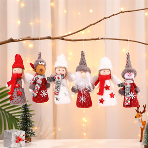 Nouvelles décorations de Noël transfrontalières, ornements créatifs de vieil homme ange ailé, pendentifs pour sapin de Noël, cadeaux pour enfants - Product Image 1