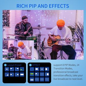 FEELWORLD L1 PLUS <span class=keywords><strong>Video</strong></span> Mixer Multi-format <span class=keywords><strong>Video</strong></span> <span class=keywords><strong>Switcher</strong></span>, Layar Sentuh, Kontrol PTZ, Layanan OEM, Langsung dari Pabrik - Product Image 4