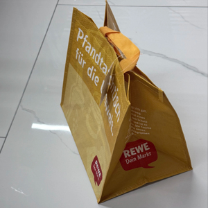 PP Woven Fabric <b>Medium</b> Size Box Shopping <b>Bag</b> BOPP Laminated New Lifestyle <b>Bags</b> Vietnam Shoulder Customized Color OEM ODM - Product Image 1