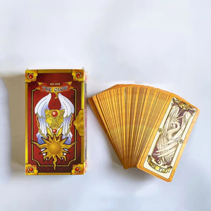 2 Diseños, 56 Piezas/Juego, 12.7*5.6cm, Tarjetas de Anime <span class=keywords><strong>Card</strong></span> <span class=keywords><strong>Captor</strong></span> <span class=keywords><strong>Sakura</strong></span>, Tarot Clow, Manualidades de Papel como Regalo - Product Image 1